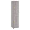 Elegant Highboard Grey Sonoma - Stylish Storage Solution