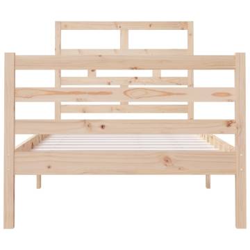 Solid Wood Bed Frame 90x190 cm | Stylish & Durable