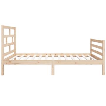 Solid Wood Bed Frame 90x190 cm | Stylish & Durable