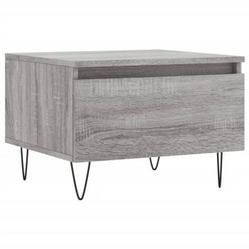 Stylish Grey Sonoma Coffee Table - 50x46x35 cm | Hipomarket