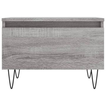 Stylish Grey Sonoma Coffee Table - 50x46x35 cm | Hipomarket