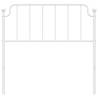 Stylish White Metal Headboard 100 cm - Durable & Sturdy