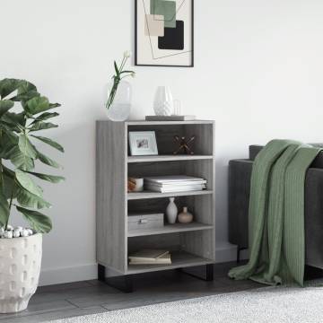 Highboard Grey Sonoma - Stylish Storage Solution | HipoMarket