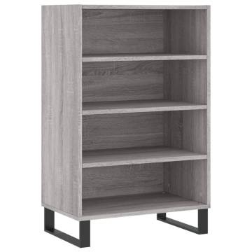 Highboard Grey Sonoma - Stylish Storage Solution | HipoMarket