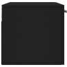 Wall Cabinet Black 80x36.5x35 cm - Stylish Storage Solution