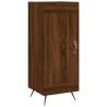 Elegant Highboard Brown Oak 34.5x34x180 cm | HipoMarket UK