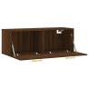 Wall Cabinet Brown Oak - Space-Saving Storage Solution