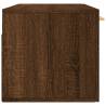 Wall Cabinet Brown Oak - Space-Saving Storage Solution