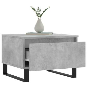 Stylish Concrete Grey Coffee Tables - Set of 2 | HipoMarket