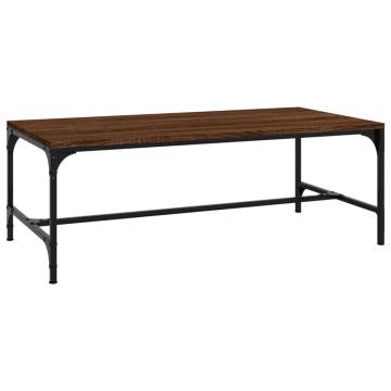 Stylish Brown Oak Coffee Table - 80x50 cm | HipoMarket