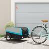 Bike Trailer Black and Blue 45 kg Iron Colour blue Size 137 x 69 x 59 cm 