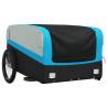 Bike Trailer Black and Blue - 45 kg Iron Cargo Carrier