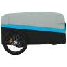 Bike Trailer Black and Blue - 45 kg Iron Cargo Carrier