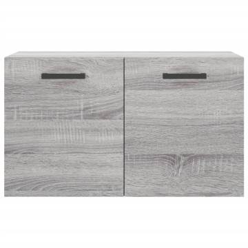 Wall Cabinet Grey Sonoma - Stylish & Practical Storage Solution