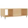 Stylish Sonoma Oak Coffee Table | 102x50x40 cm - Hipomarket