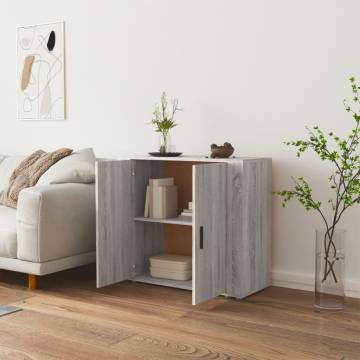 Sideboard Grey Sonoma - Stylish Storage Solution | HipoMarket