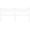 Stylish Metal Headboard White 193 cm | Hipomarket UK