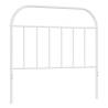 Stylish White Metal Headboard - 100 cm, Robust Design