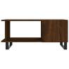 Elegant Brown Oak Coffee Table - 90x50x40 cm