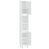 High Gloss White Bathroom Cabinet - 30x30x190 cm | HipoMarket