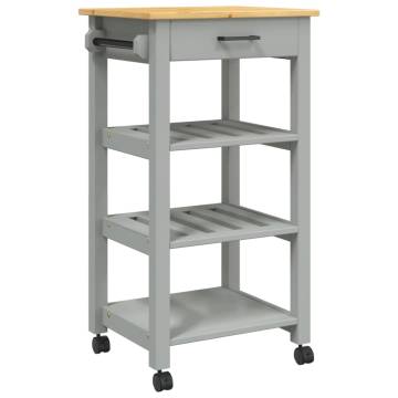 Kitchen Trolley MONZA - Solid Wood Pine - Stylish Storage