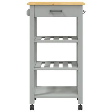 Kitchen Trolley MONZA - Solid Wood Pine - Stylish Storage