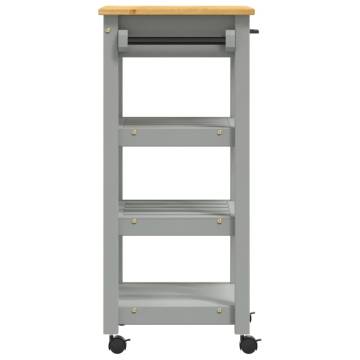 Kitchen Trolley MONZA - Solid Wood Pine - Stylish Storage