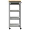 Kitchen Trolley MONZA - Solid Wood Pine - Stylish Storage