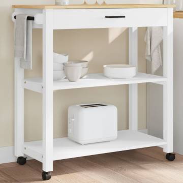 Kitchen Trolley MONZA | Solid Wood Pine | 84x40x90 cm