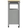 Kitchen Trolley MONZA - Solid Pine Wood - 84x40x90 cm