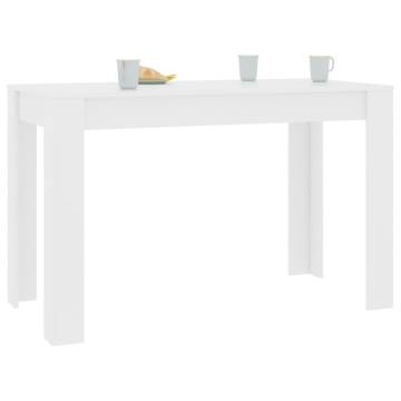 Stylish White Dining Table - 120x60 cm | HipoMarket UK