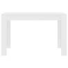 Stylish White Dining Table - 120x60 cm | HipoMarket UK