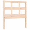 Solid Wood Bed Frame with Headboard - 90x200 cm | HipoMarket