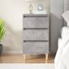 Bedside Cabinet Concrete Grey 40x35x70 cm Engineered Wood Colour concrete grey Quantity in Package 1 