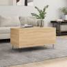 Coffee Table Sonoma Oak 90x44.5x45 cm Engineered Wood Colour sonoma oak Quantity in Package 1 