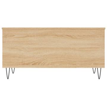 Stylish Sonoma Oak Coffee Table with Lift-Top Design