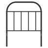 Stylish Black Metal Headboard 75 cm for Any Bedroom