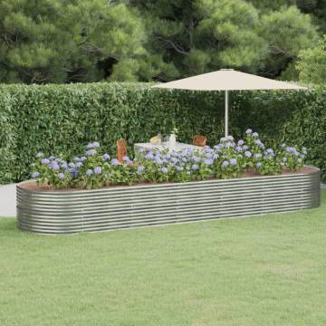 Garden Raised Bed - Durable Powder-Coated Steel 510x140 cm