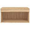 Stylish TV Cabinet with LED Lights in Sonoma Oak - Hipo Market