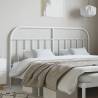 Metal Headboard White 150 cm Colour white Size 150 cm Quantity in Package 1 