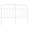 Stylish Metal Headboard White 150 cm - Hipomarket