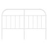 Stylish Metal Headboard White 150 cm - Hipomarket