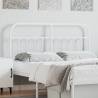 Metal Headboard White 135 cm Colour white Size 135 cm Quantity in Package 1 