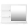 Stylish Bathroom Mirror - White 60x10.5x45 cm