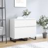 Sideboards 2 pcs White 40x35x70 cm Engineered Wood Colour white Quantity in Package 2 