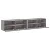 Grey Sonoma TV Wall Cabinets - 2 pcs | HipoMarket UK