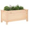 Garden Planter 82.5x40x39 cm - Solid Pine Wood for Your Garden