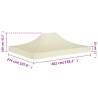 Party Tent Roof 4x3m Cream - Durable & UV Resistant