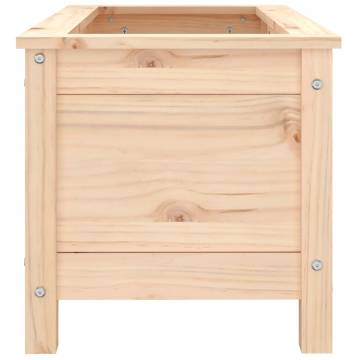 Garden Planter 82.5x40x39 cm - Solid Pine Wood for Your Garden