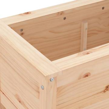 Garden Planter 82.5x40x39 cm - Solid Pine Wood for Your Garden